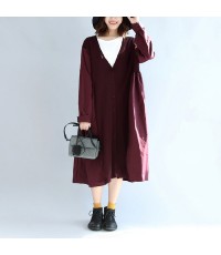 purple casual patchwork silk cotton cardigans oversize long sleeve long outwear